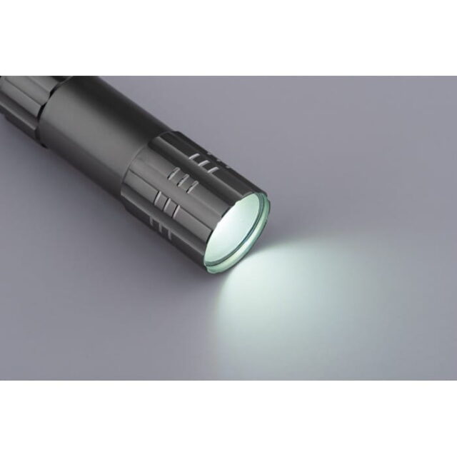 Kompaktowy aluminiowy latarka COB z paskiem