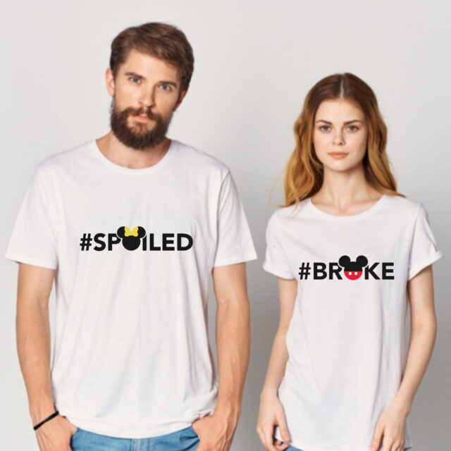 Koszulki zestaw dla pary -  Spoiled & Broke