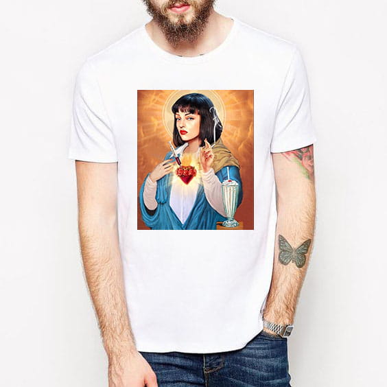 Koszulka męska - Pulp Fiction - Mia Wallace