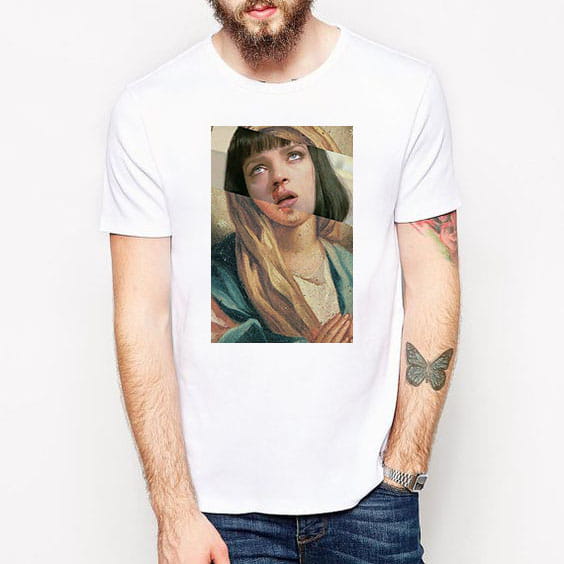 Koszulka męska - Pulp Fiction - Mia Wallace