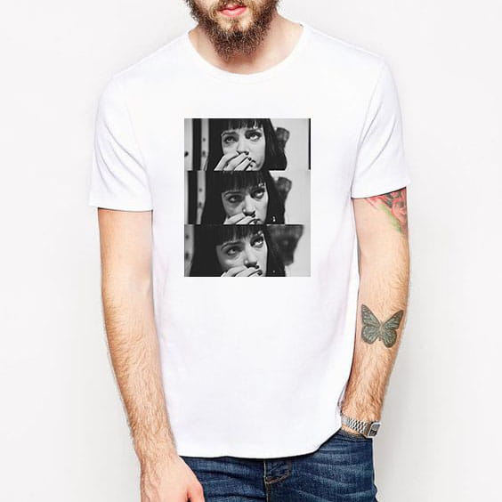 Koszulka męska - Pulp Fiction - Mia Wallace