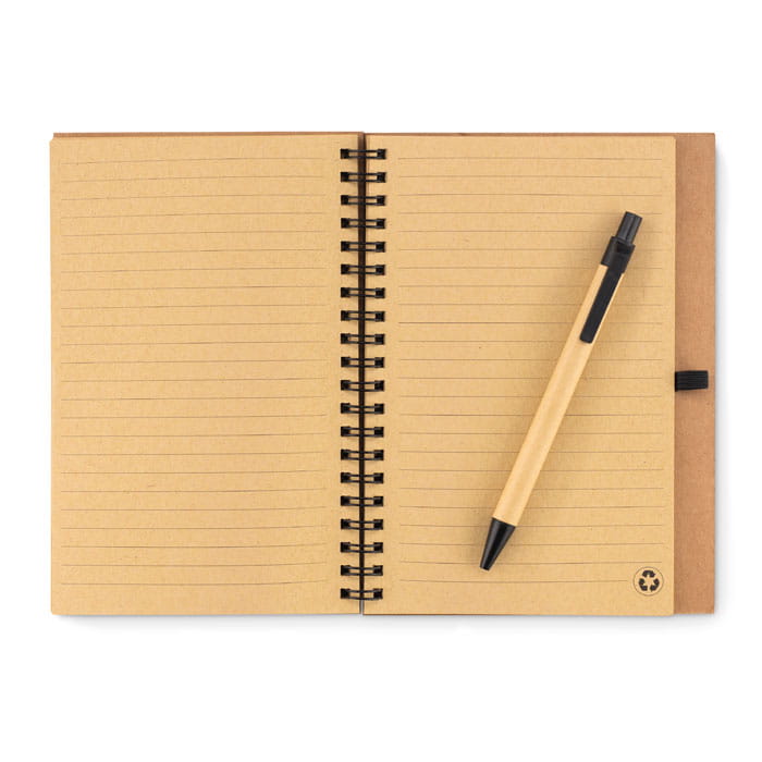Zestaw ekologiczny - notes i długopis + grawer - obrazek 3