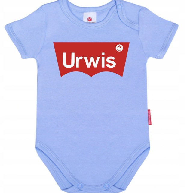 Body Urwis - niebieskie - różne rozmiary 56-92 cm