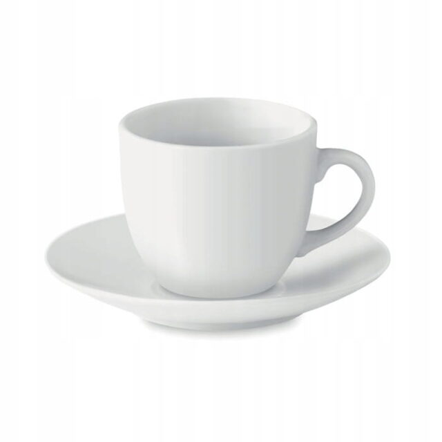 Porcelanowa filiżanka do espresso ze spodkiem. 80ml