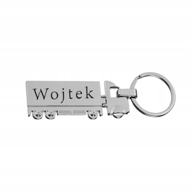 Brelok do kluczy - Ciężarówka + ewent. grawer