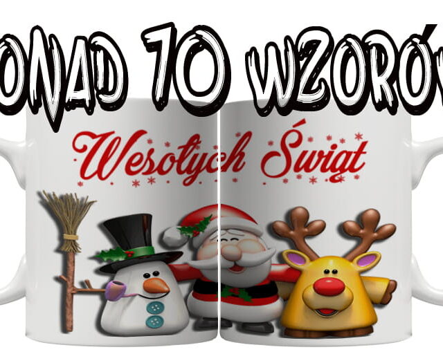 Kubek świąteczny - ponad 70 wzorów