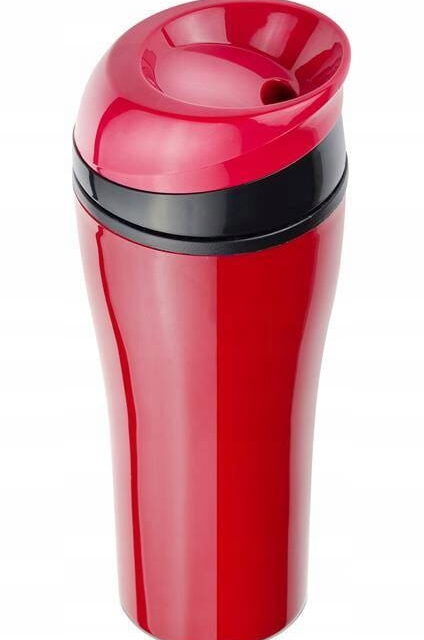 Kubek termiczny - 400 ml, czerwony