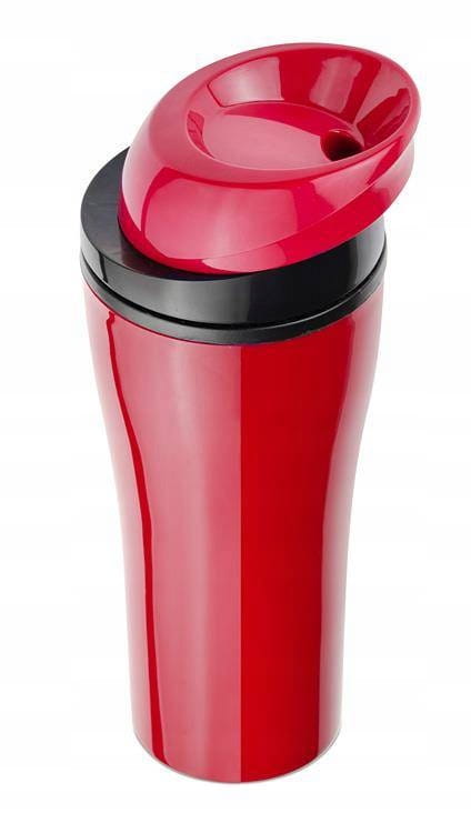 Kubek termiczny - 400 ml, czerwony - obrazek 2