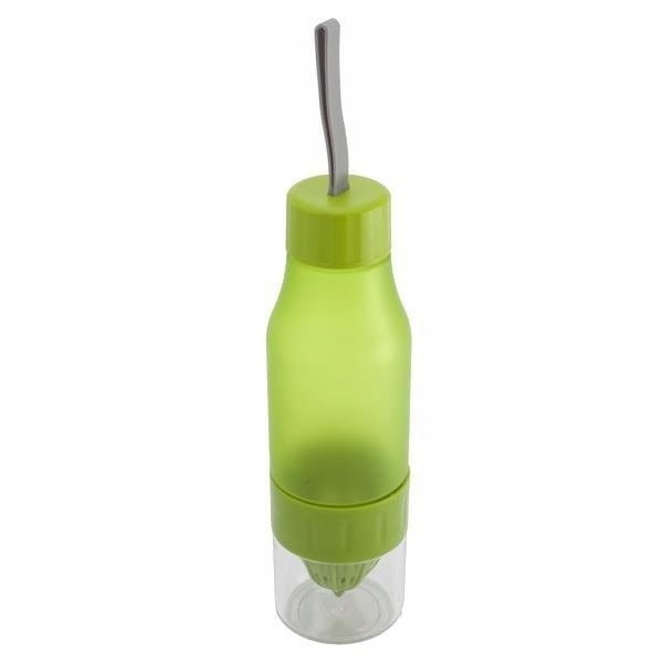 Bidon z wyciskarką do soków - 600 ml - delight zielony