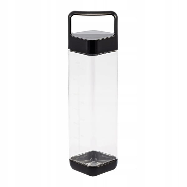 Bidon - 800 ml - transparentny/czarny