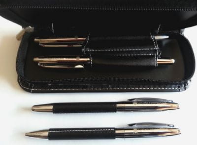 Zestaw piśmienniczy w eleganckim etui + grawer