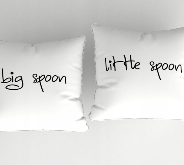 Poduszki dla Par - komplet 2 szt - Big Spoon & Little Spoon