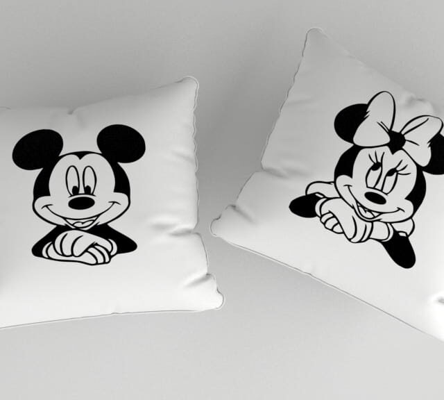Poduszki dla Par - Mickey & Minnie - komplet 2 szt.