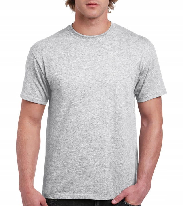 Koszulka męska - kolor szary, ash - rozm. 3XL