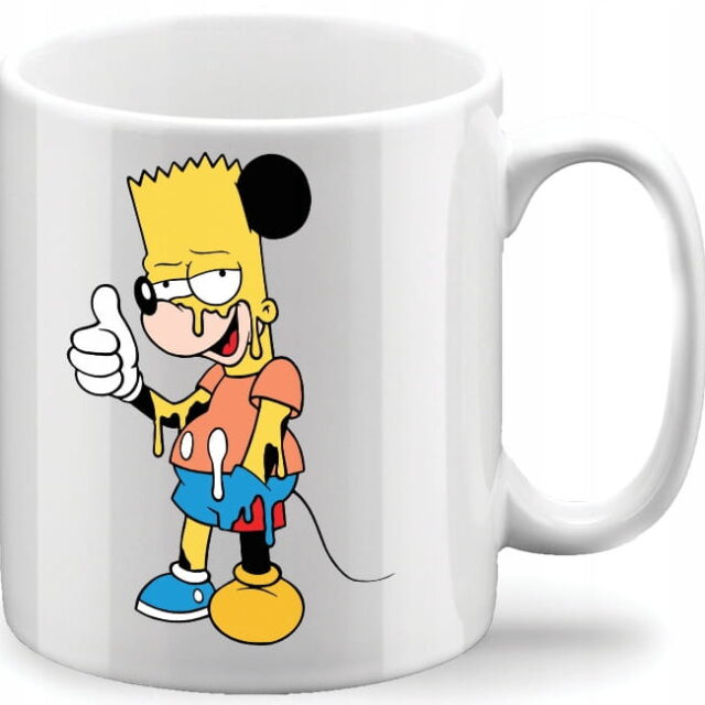 Kubek - Bart Simpson & Mickey Mouse