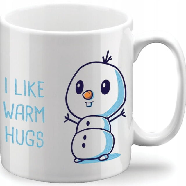 Kubek - Bałwanek - I like warm hugs