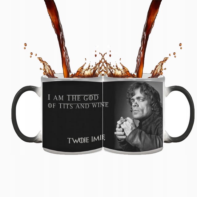 Kubek magiczny - Gra o Tron, Game of Thrones + dowolne imię