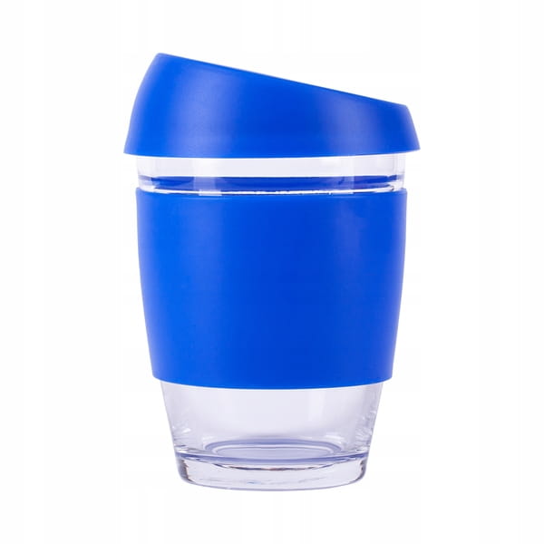 Szklany kubek - 350 ml, niebieski
