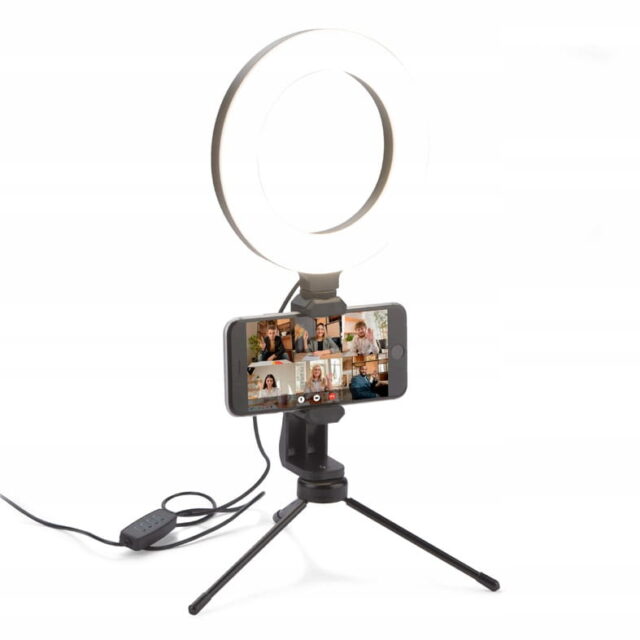 Lampa pierścieniowa - lampka ring light do selfie - 3 barwy