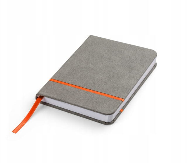 zamszowy notes A6 z kamiennymi kartkami