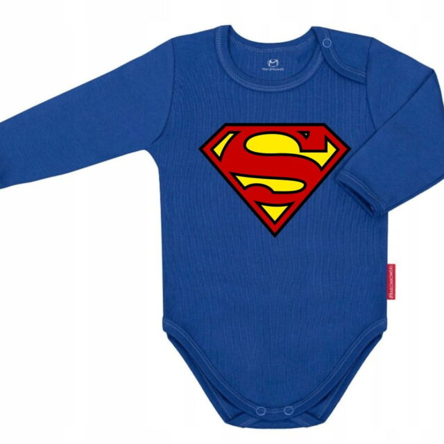 Body - Superman - 80 cm - długi rękaw