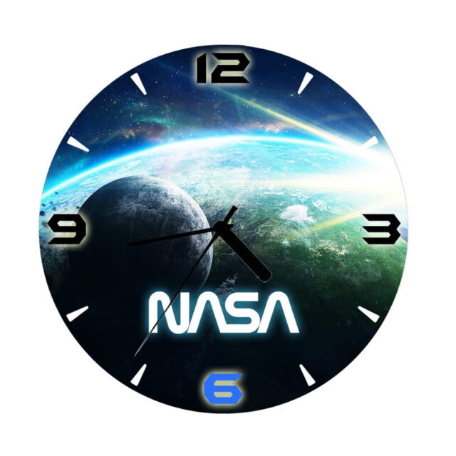 Zegar szklany - NASA - 20 cm