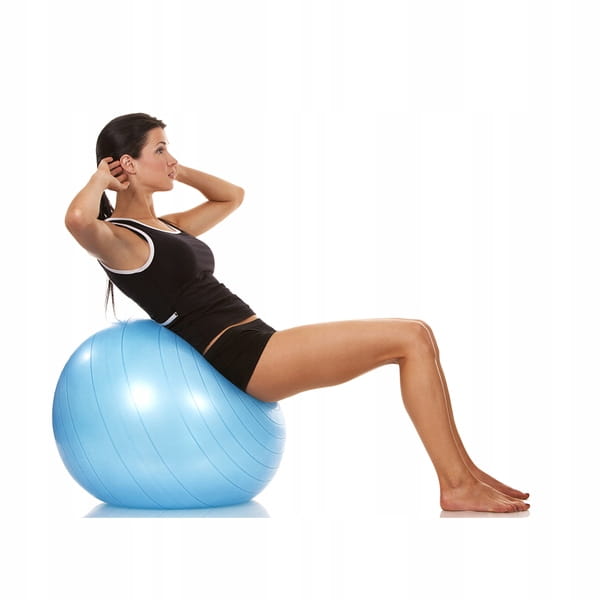 Piłka rekreacyjna do ćwiczeń Fitness + Pompka - Ostatnia sztuka! - obrazek 3
