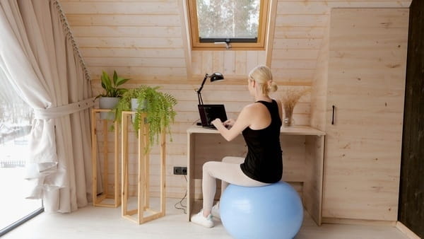 Piłka rekreacyjna do ćwiczeń Fitness + Pompka - Ostatnia sztuka! - obrazek 4