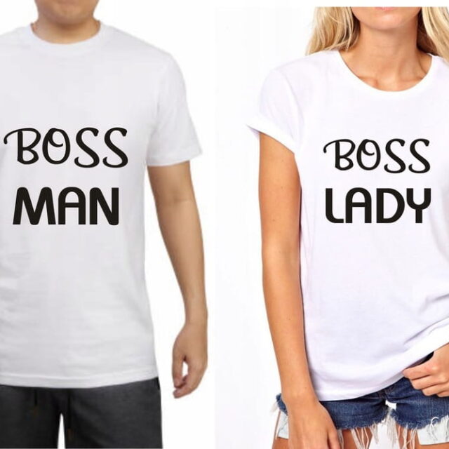 Koszulki dla Niej i dla Niego Boss Mann Boss Lady