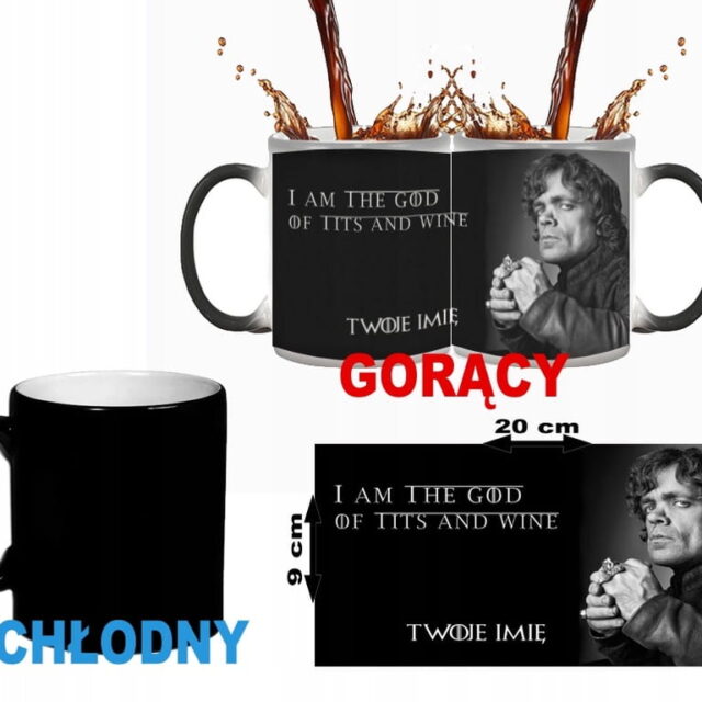 Kubek magiczny - Gra o Tron - Game of Thrones + Kartonik