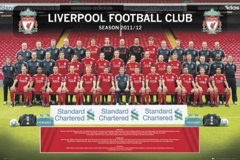 Plakat - Liverpool Football Club 2011/2012 - Wyprzedaż
