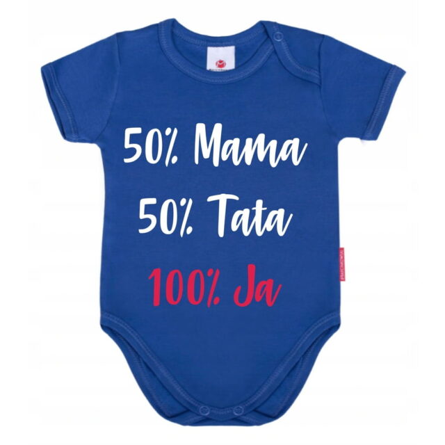 Body niemowlęce 50% mamy 50% taty KOLORY 86cm
