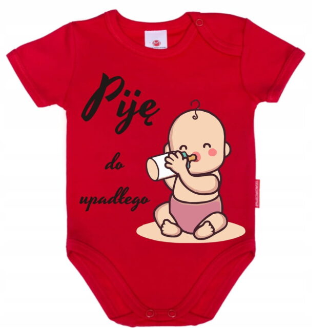 Body niemowlęce 62 cm PIję do upadłego KOLORY