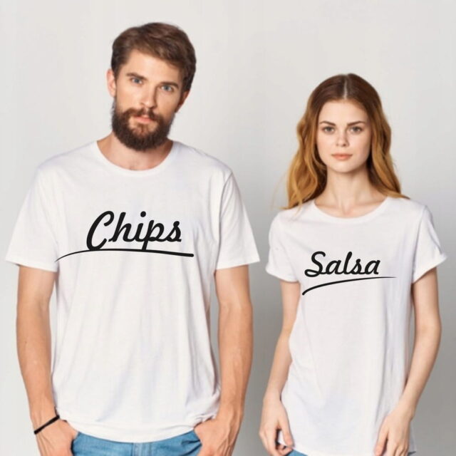 Koszulki dla Niej i Niego zestaw Chips Salsa