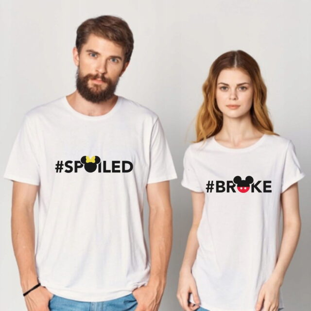 Koszulki dla Niej i Niego zestaw Spoiled Broke