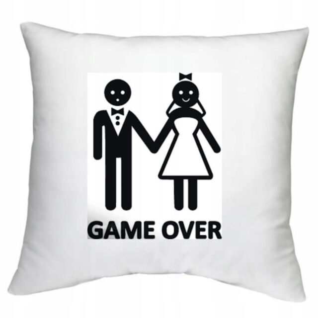 Poduszka na wieczór kawalerski - Game over
