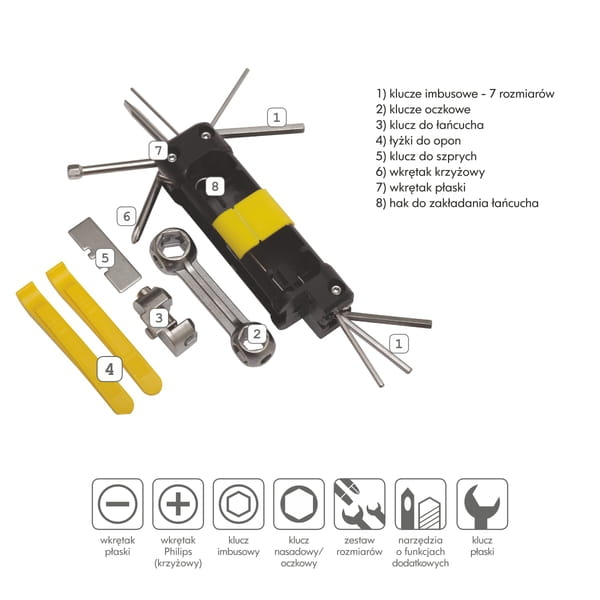 Zestaw narzędzi do roweru - Bike Prep