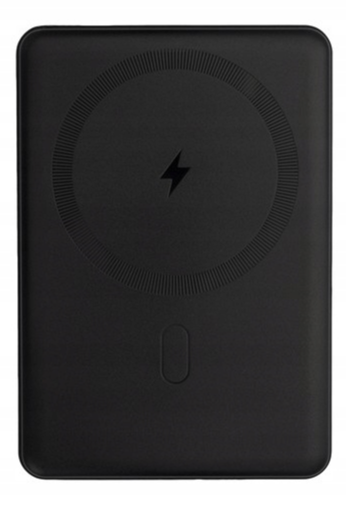 Powerbank magnetyczny bezprzewodowy - 5000 mAh - czarny - obrazek 3