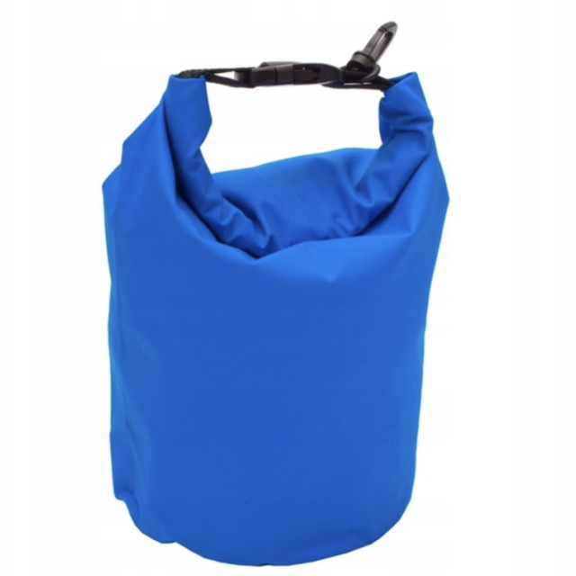 Worek, torba sportowa wodoodporna - Dry Inside - niebieski - 10 litrów
