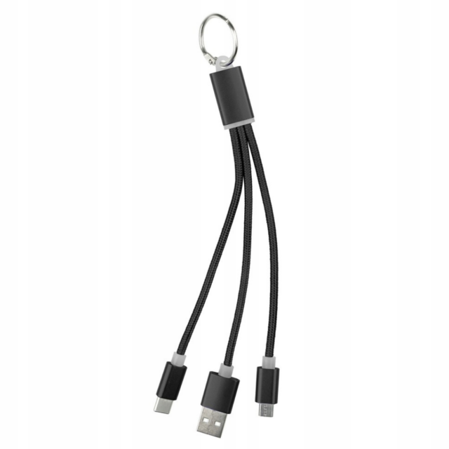 Brelok do kluczy - Kabel do ładowania, ładowarka
