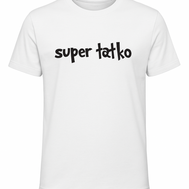 Koszulka męska - Super Tatko