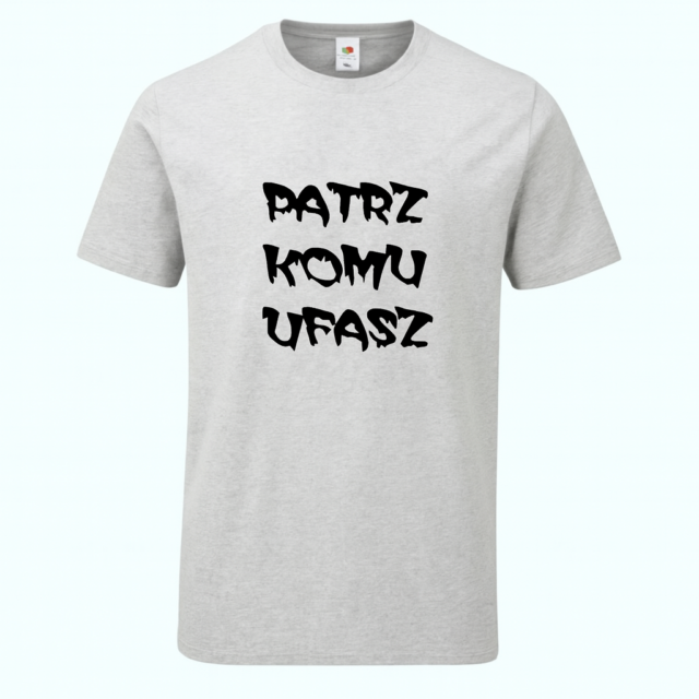 Koszulka męska - Patrz komu ufasz