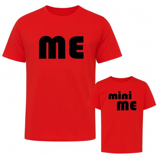 Zestaw koszulek dla Taty i Dziecka - Me & Mini Me