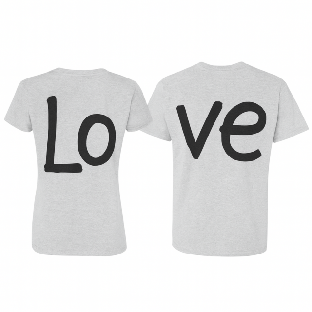 Zestaw koszulek dla Pary - Love