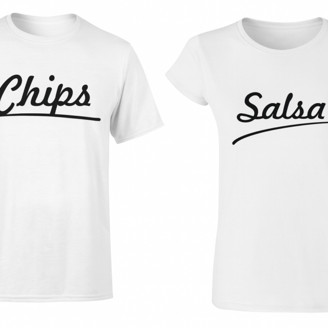 Zestaw koszulek dla Par - Chips & Salsa