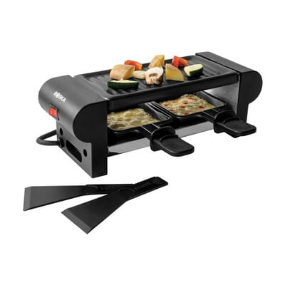 Elektryczny grill do sera, zestaw z łopatkami