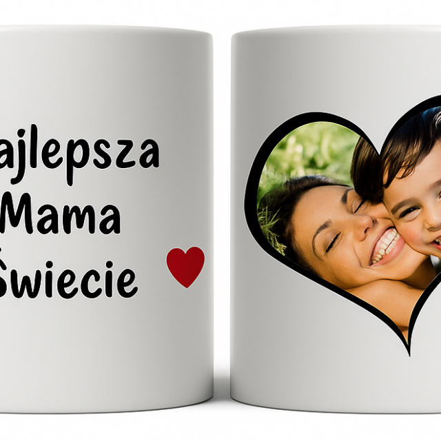 Kubek - Najlepsza Mama na Świecie + dowolne zdjęcie