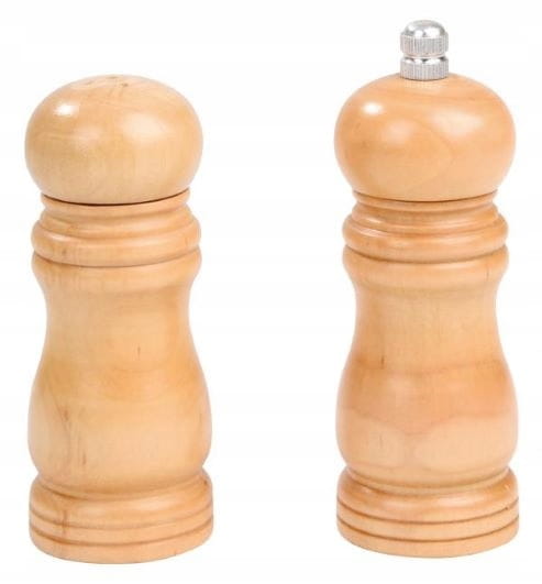 Solniczka i pieprzniczka z mechanizmem twist i ceramicznym mielącym, lux