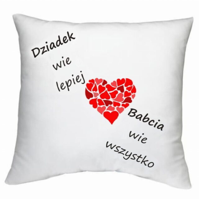 Poduszka - Babcia wie wszystko, Dziadek wie lepiej