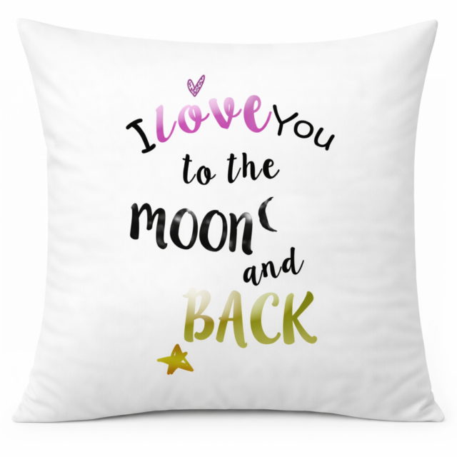 Poduszka - I love You to the moon and back